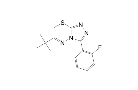 6-tert-butyl-3-(2-fluorophenyl)-7H-[1,2,4]triazolo[3,4-b][1,3,4]thiadiazine