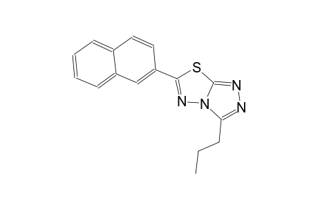 6-(2-naphthyl)-3-propyl[1,2,4]triazolo[3,4-b][1,3,4]thiadiazole