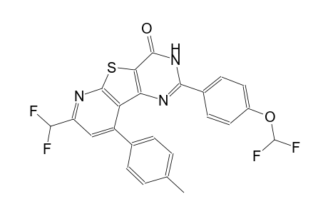 2-[4-(difluoromethoxy)phenyl]-7-(difluoromethyl)-9-(4-methylphenyl)pyrido[3',2':4,5]thieno[3,2-d]pyrimidin-4(3H)-one
