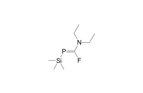 (Z)-(1-Diethylamino-1-fluoro)-2-trimethylsilylmethylenphosphane