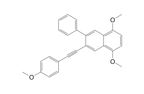 1,4-Dimethoxy-6-[(4-methoxyphenyl)ethynyl]-7-phenylnaphthalene