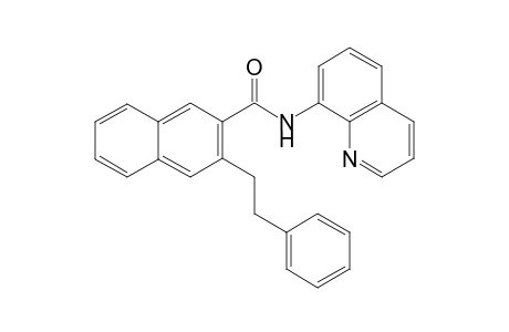 3-Phenethyl-N-(quinolin-8-yl)-2-naphthamide