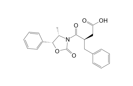 (3R)-3-benzyl-4-[(4S,5R)-4-methyl-2-oxo-5-phenyl-1,3-oxazolidin-3-yl]-4-oxobutanoic acid