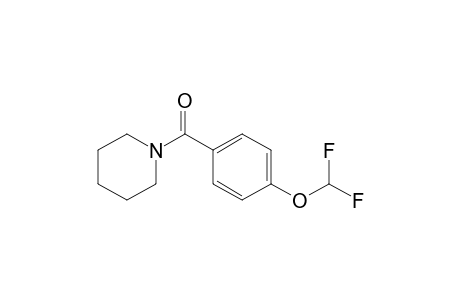 1-(alpha,alpha-DIFLUORO-p-ANISOYL)PIPERIDINE