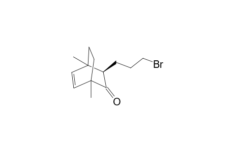 endo-(1SR,3SR,4RS)-3-(3'-Bromopropyl)-1,4-dimethylbicyclo[2.2.2]oct-5-en-2-one