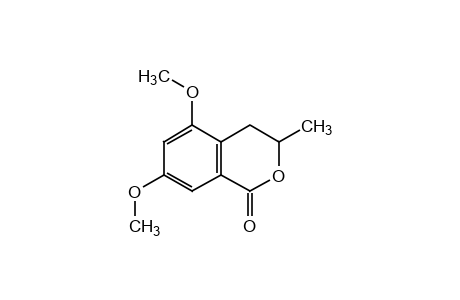 (+/-)-3,4-dihydro-5,7-dimethoxy-3-methylisocoumarin
