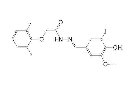 2-(2,6-dimethylphenoxy)-N'-[(E)-(4-hydroxy-3-iodo-5-methoxyphenyl)methylidene]acetohydrazide