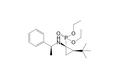 Diethyl (1S,2R,1'S)-2-tert-butyl-1-(1'-phenylethylamino)cyclopropanephosphonate