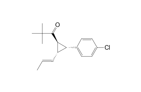 1-(tert-Butylcarbonyl)-trans-2-(4-chlorophenyl)-trans-3-propenylcyclopropane
