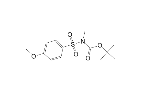 Carbamic acid, [(4-methoxyphenyl)sulfonyl]methyl-, 1,1-dimethylethyl ester
