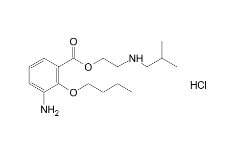 3-amino-2-butoxybenzoic acid, 2-(isobutylamino)ethyl ester, monohydrochloride