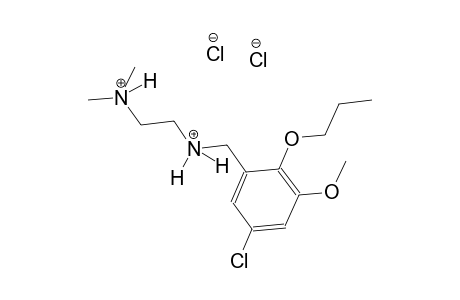 N~1~-(5-chloro-3-methoxy-2-propoxybenzyl)-N~2~,N~2~-dimethyl-1,2-ethanediaminium dichloride