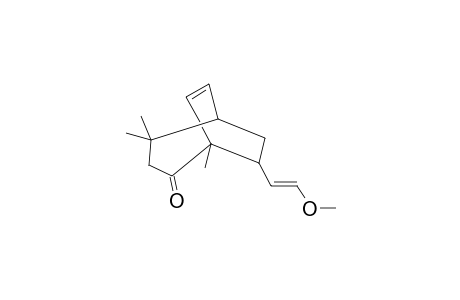 9-ENDO-[(E)-BETA-METHOXYVINYL]-1,4,4-TRIMETHYLBICYCLO-[3.2.2]-NON-6-EN-2-ONE