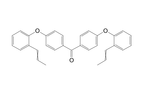 4,4'-Bis[2-(1-propenyl)phenoxy]benzophenone, mixture of cis and trans