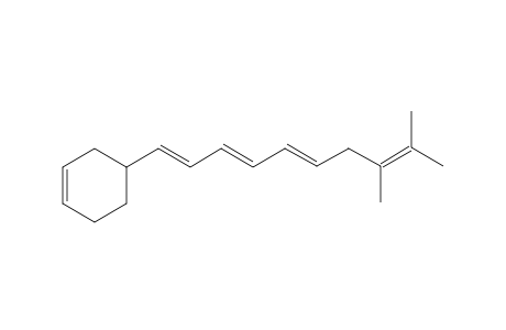 4-((1E,5E)-8,9-Dimethyldeca-1,3,5,8-tetraenyl)cyclohex-1-ene