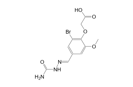 (4-{(E)-[(aminocarbonyl)hydrazono]methyl}-2-bromo-6-methoxyphenoxy)acetic acid