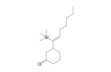 3-[(Z)-1-trimethylsilylhept-1-enyl]-1-cyclohexanone