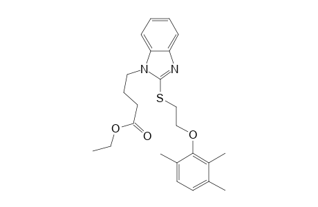 Ethyl-4-(2-((2-(2,3,6-trimethylphenoxy)ethyl)thio)-1H-benzo[d]imidazol-1-yl)butanoate