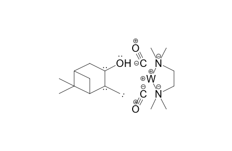 Tungsten, dicarbonyl-(.eta.-4-pinocarvone)-N,N,N',N'-tetranethylethanediamine