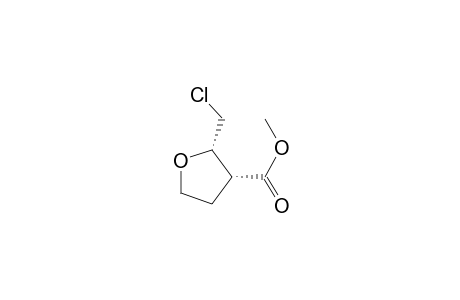 3-Furancarboxylic acid, 2-(chloromethyl)tetrahydro-, methyl ester, cis-