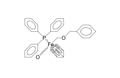 Benzyloxymethyl-carbonyl-(cyclopentadienyl)-(triphenyl-phosphine)-iron