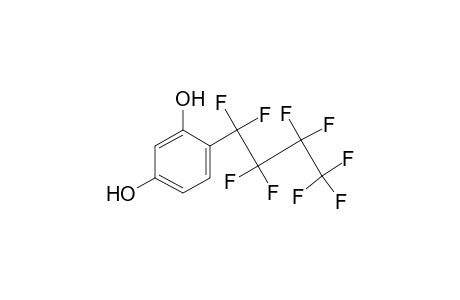 4-Perfluorobutyl-1,3-benzenediol