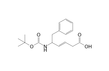 (E)-5-(tert-butoxycarbonylamino)-6-phenyl-hex-3-enoic acid