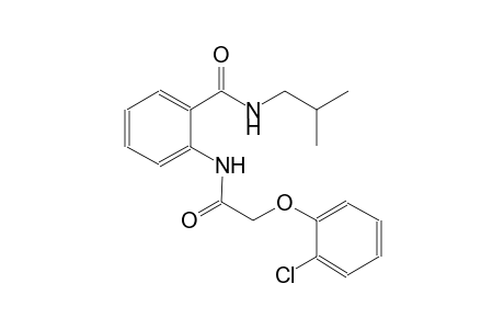 2-{[(2-chlorophenoxy)acetyl]amino}-N-isobutylbenzamide