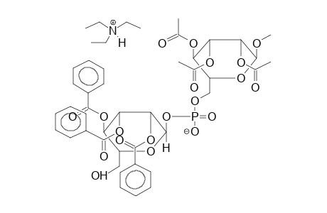 METHYL-2,3,4-TRI-O-ACETYL-6-(2,3,4-TRI-O-BENZOYL-ALPHA-D-MANNOPYRANOSYLPHOSPHO)-ALPHA-D-MANNOPYRANOSIDE, TRIETHYLAMMONIUM SALT