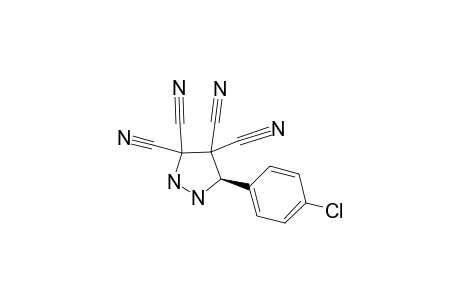 5-(4'-CHLOROPHENYL)-PYRAZOLIDINE-3,3,4,4-TETRACARBONITRILE