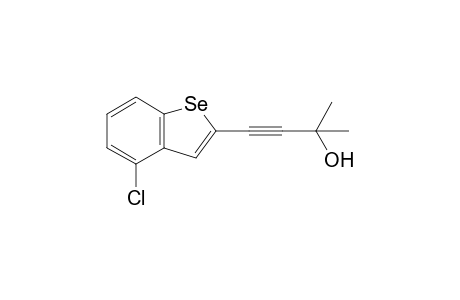 4-(4-Chlorobenzo[b]selenophen-2-yl)-2-methylbut-3-yn-2-ol