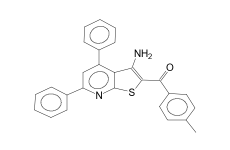 2-(4-methylbenzoyl)-3-amino-4,6-diphenylthieno[2,3-b]pyridine