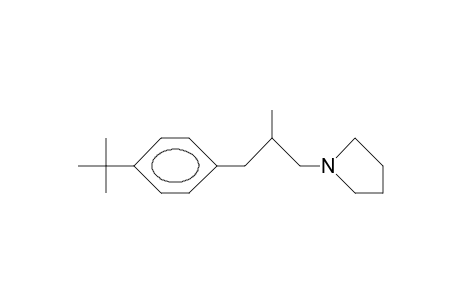 4-tert-Butyl-1-(2-methyl-3-pyrrolidino-propyl)-benzene