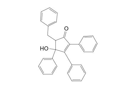 2-Cyclopenten-1-one, 4-hydroxy-2,3,4-triphenyl-5-(phenylmethyl)-