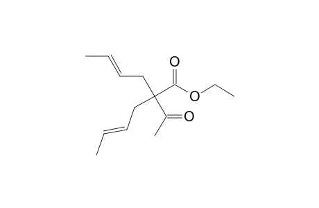 (E)-4-Hexenoic acid, 2-acetyl-2-(2-buten-1-yl)-, ethyl ester