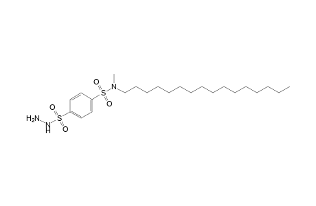p-(hexadecylmethylsulfamoyl)benzenesulfonic acid, hydrazide