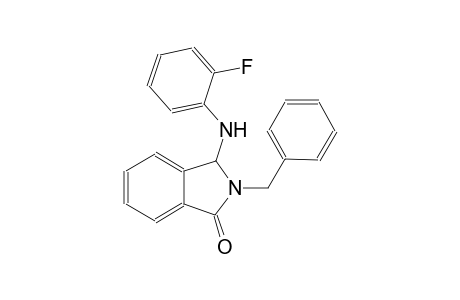 1H-isoindol-1-one, 3-[(2-fluorophenyl)amino]-2,3-dihydro-2-(phenylmethyl)-