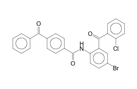 4-Benzoyl-N-[4-bromo-2-(2-chlorobenzoyl)phenyl]benzamide