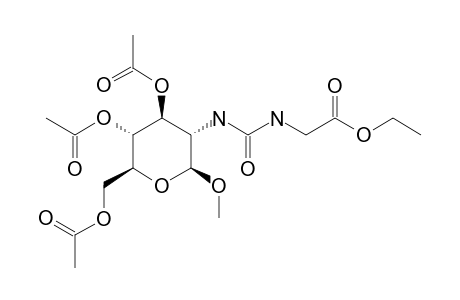 METHYL-3,4,6-TRI-O-ACETYL-2-DEOXY-2-ETHYLOXYCARBONYLMETHYLENEUREIDO-BETA-D-GLUCOPYRANOSIDE