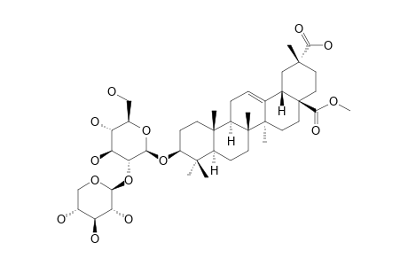 28-METHYL-SERRATAGENATE-3-BETA-O-BETA-XYLOPYRANOSYL-(1->2)-BETA-GLUCOPYRANOSIDE