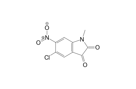 5-Chloro-1-methyl-6-nitroindoline-2,3-dione