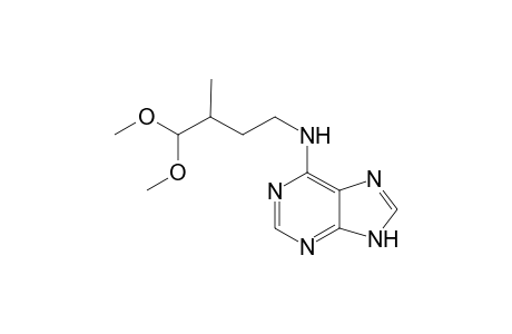(4,4-dimethoxy-3-methyl-butyl)-(7H-purin-6-yl)amine