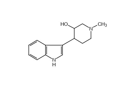 4-(indol-3-yl)-1-methyl-3-piperidinol