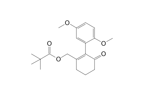 [2-(2,5-Dimethoxyphenyl)-3-oxocyclohex-1-enyl]methyl pivalate