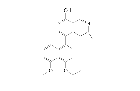 5-(4'-Isopropoxy-5'-methoxynaphthalen-1'-yl)-3,3-dimethyl-3,4-dihydroisoquinolin-8-ol
