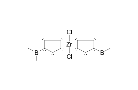 Zirconium dichloride, .eta.-5-bis(dimethylborylcyclopentadienyl)-