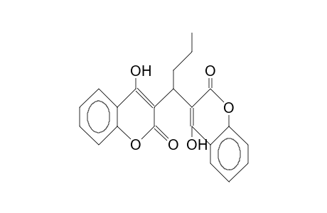 Butylidene-3,3'-bis(4-hydroxy-coumarin)