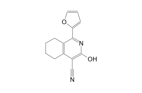 4-isoquinolinecarbonitrile, 1-(2-furanyl)-5,6,7,8-tetrahydro-3-hydroxy-