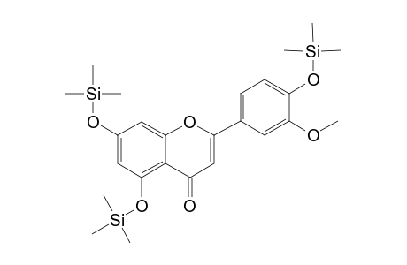 Apigenin <3'-methoxy->, tri-TMS