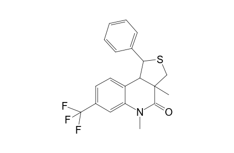 3a,5-Dimethyl-1-phenyl-7-(trifluoromethyl)-1,3,3a,9b-tetrahydrothieno[3,4-c]quinolin-4(5H)-one